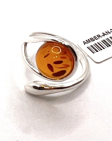 Anello Domar Donna Ambra in Argento Ambra AMBER-AN-3-280 - AMBER-AN-3-280
